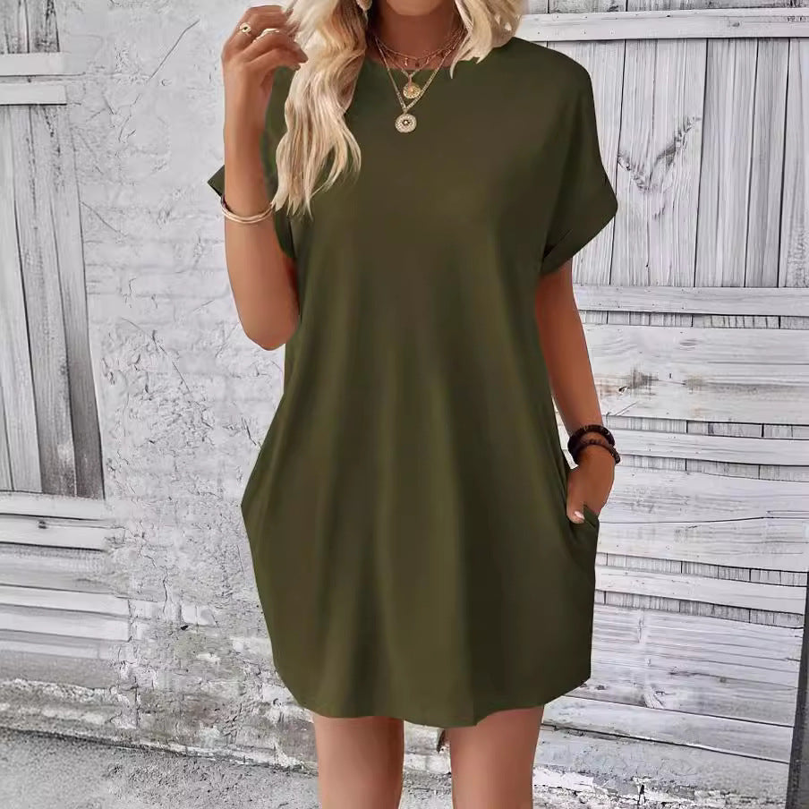 Short sleeve summer dress for women with pockets Lune London