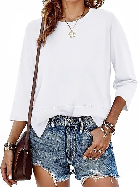 Pull décontracté femme à manches trois quarts Chic & Stil