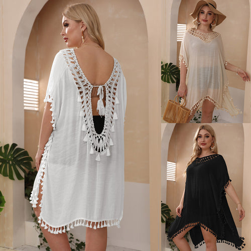 Ladies Elegant Beach-Cover Swimsuit Tunic Lune London
