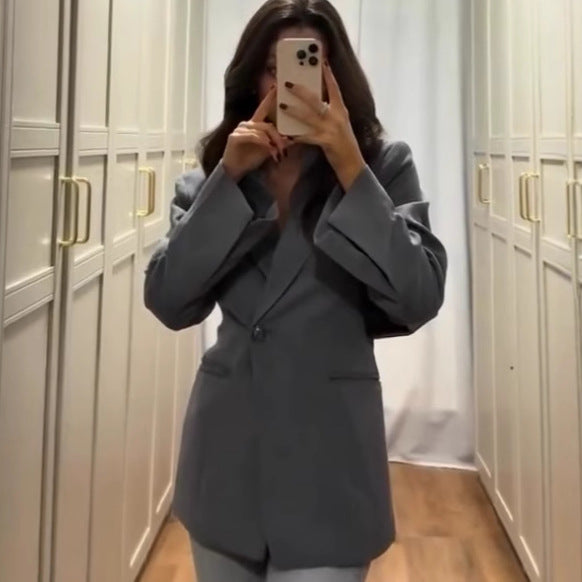 Ladies Blazer Oversized Elegant Lune London
