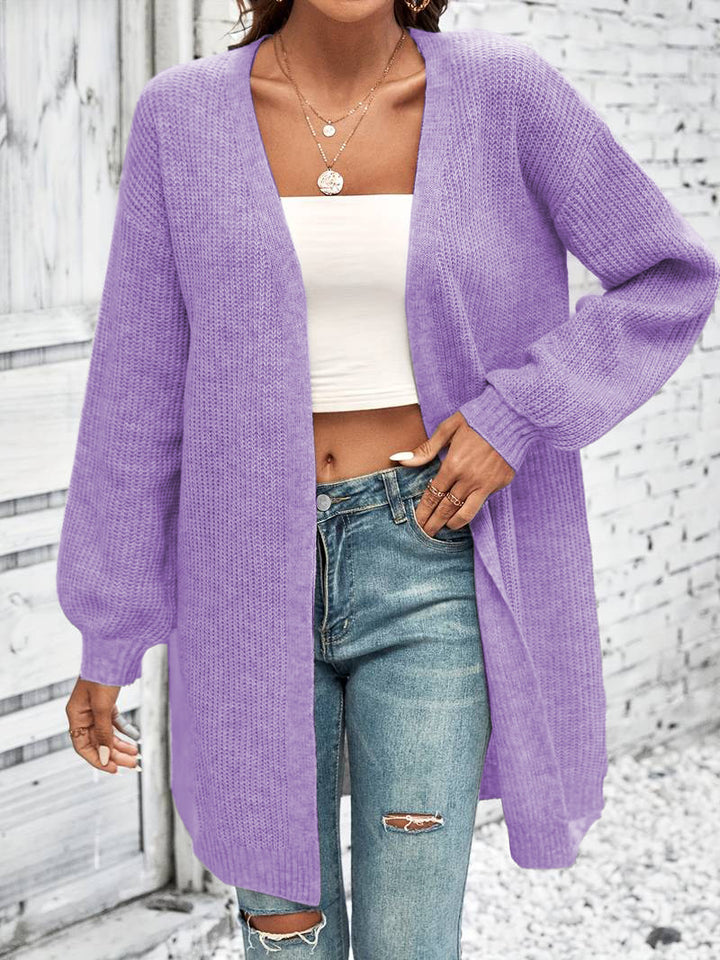 Ladies soft knit cardigan in loose fit Lune London
