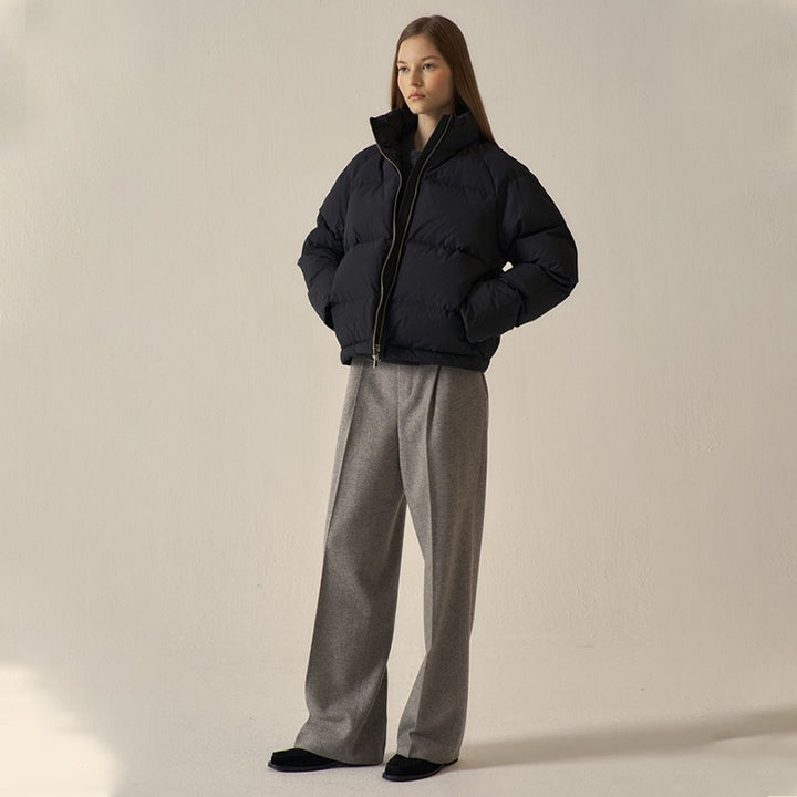 Veste matelassée pour femmes avec col montant et poches latérales Chic & Stil
