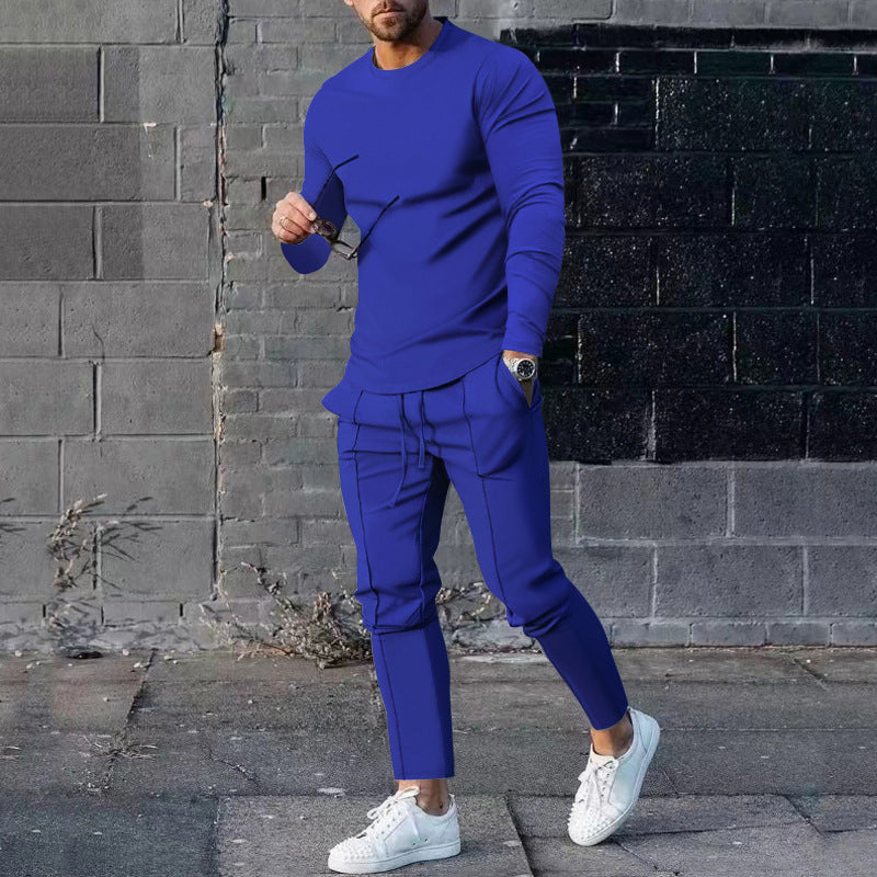 Men Long Sleeve Functional T-Shirt and Comfortable Jogging Pants Lune London