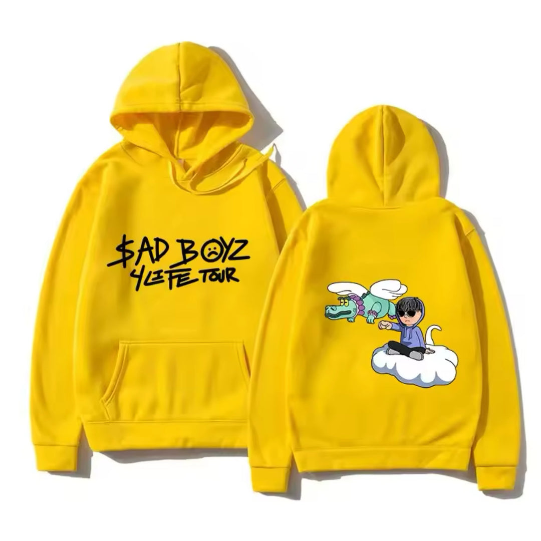 Women's Hoodie with Creative Print and Comfortable Kangaroo Pockets Chic & Stil