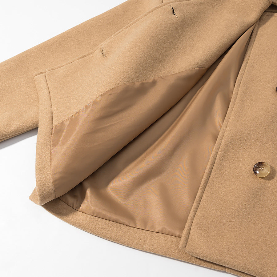 Veste de mode pour femmes avec col montant chic