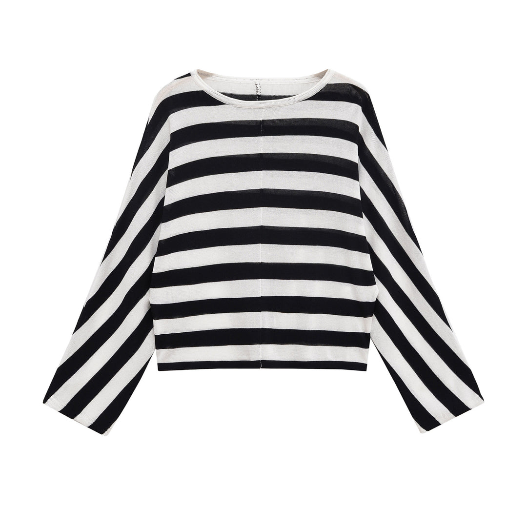 Ladies oversized striped sweater Lune London