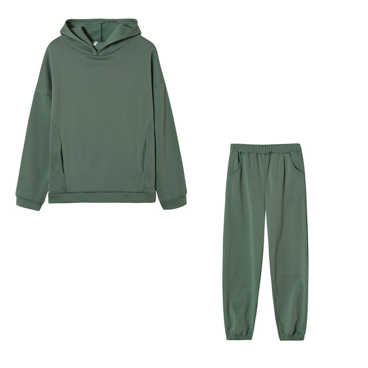 Ensemble de sweat à capuche sportif et de pantalon de jogging Chic & Stil pour femmes