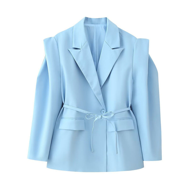 Modern jacket for women with adjustable belt and loose fit Lune London