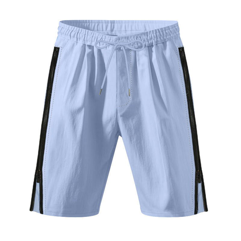 Shorts cargo sportives pour hommes avec taille ajustable et poches zippées pratiques Lune London