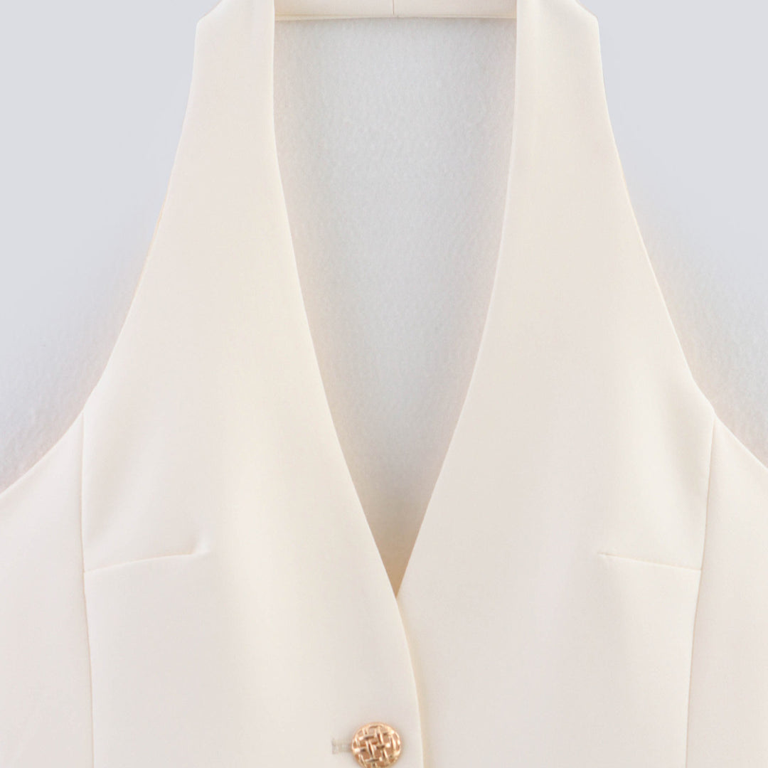 Elegant sleeveless jacket for women Lune London