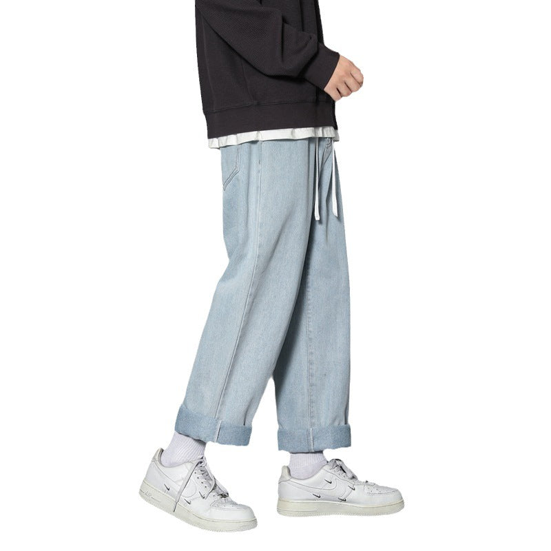 Dames Pantalons en Denim Amples Lune London