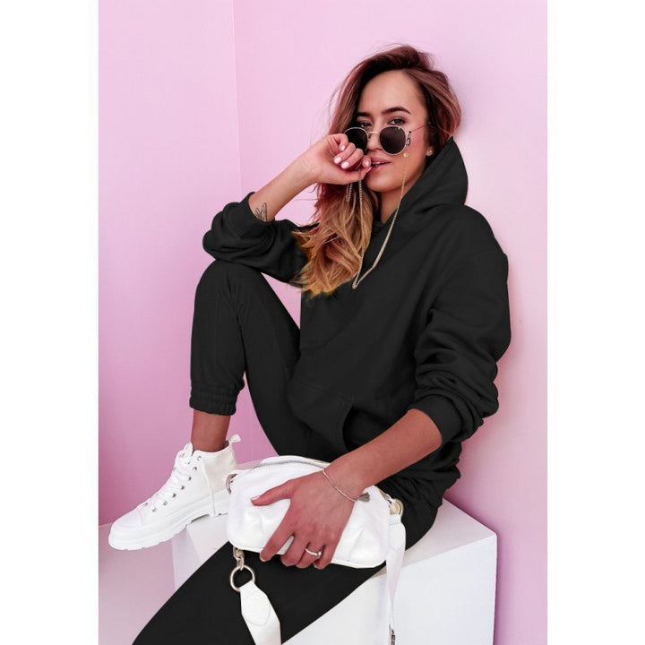 Ladies Sporty Loungewear Set with Hood Lune London