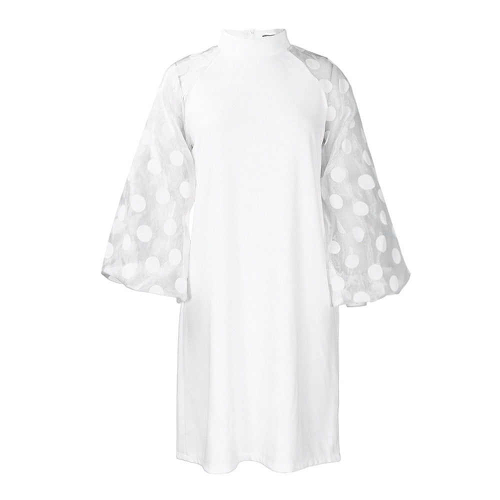 Ladies Elegant Maxie Dress with Chic Oversized Puff Sleeves and Style