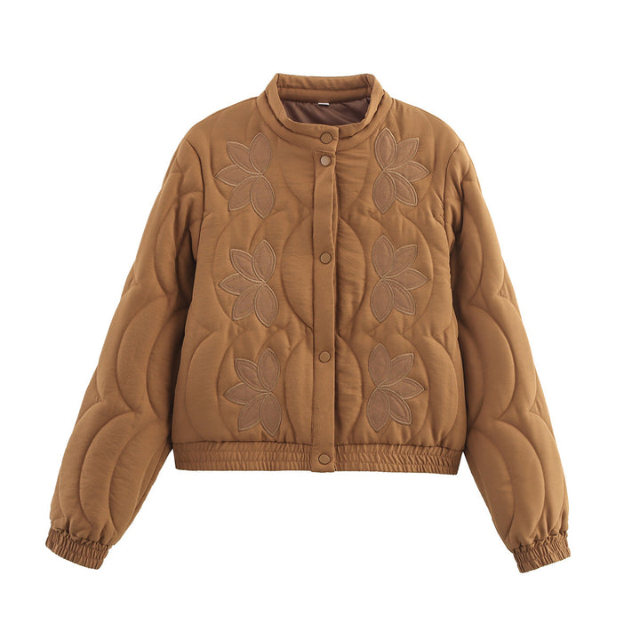 Quilted leisure jacket for women with floral design Lune London