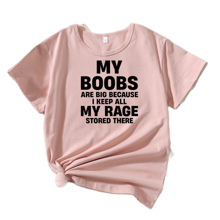 Women's Eye-Catching Statement Graphic T-Shirt Lune London