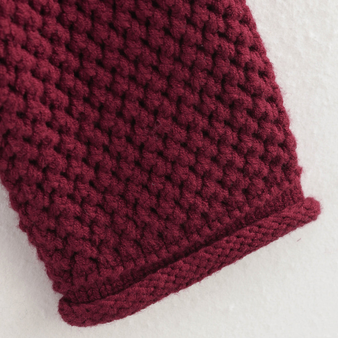 Knit jacket for women with decorative button details and pockets Lune London