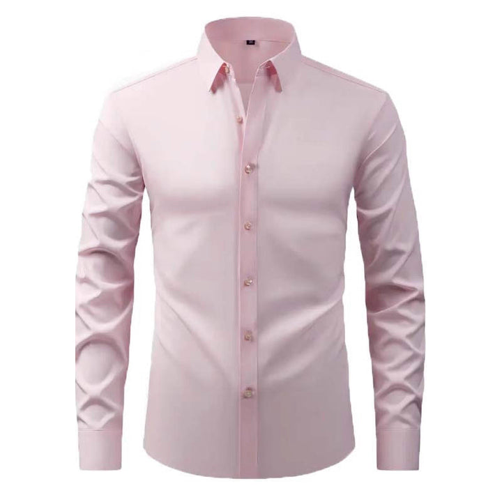 Men's Long-Sleeve Shirt with Innovative Cut and Modern Design Lune London