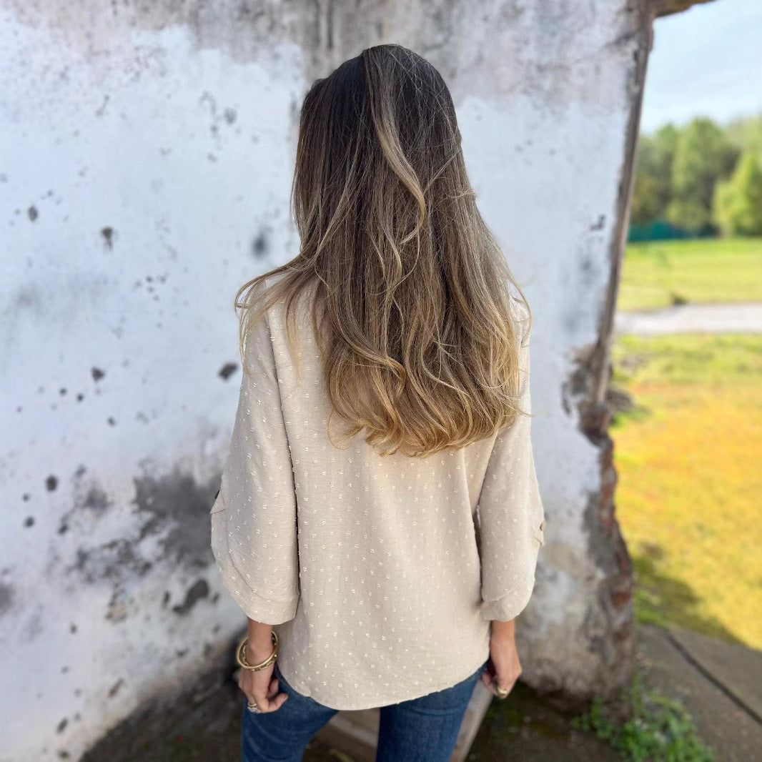 Women Loose Top with Stylish Details Lune London