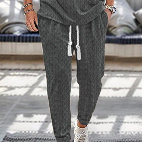 Casual sports pants for men with elastic waist and side pockets Lune London