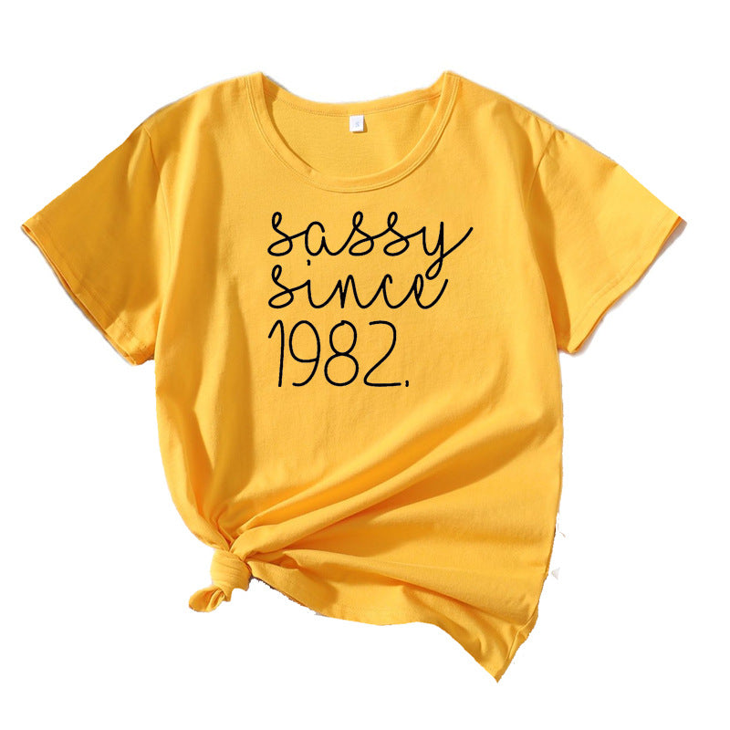Ladies Sassy Statement Graphic T-shirt Lune London