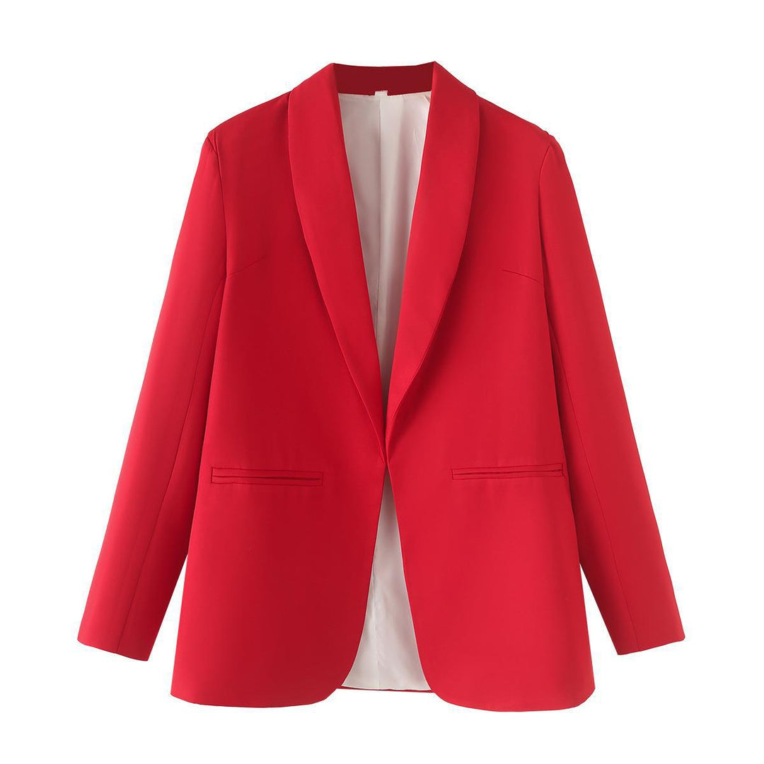 Women Elegant Blazer with Soft Shoulders and Luxurious Inner Lining Lune London