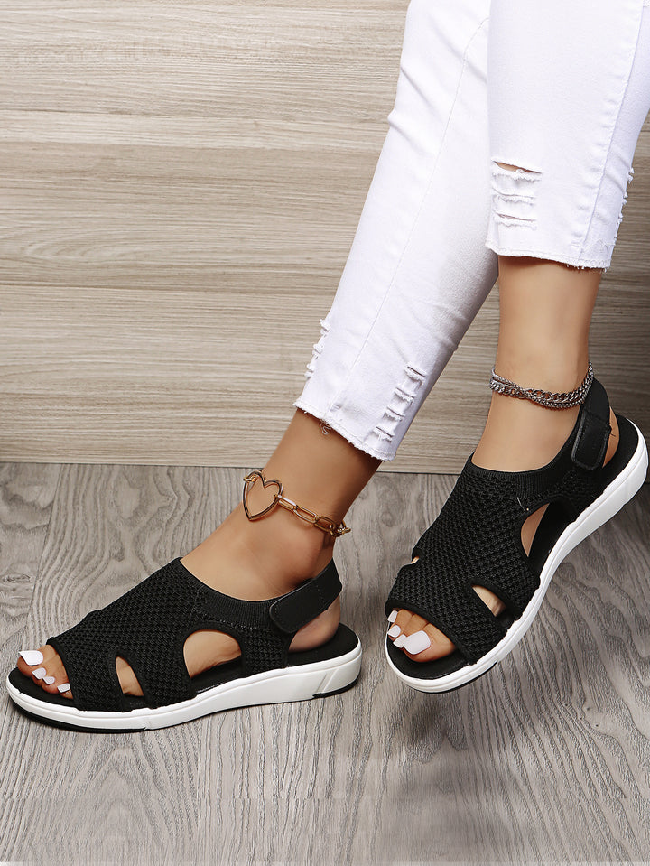Comfortable women's sandals with breathable upper Lune London