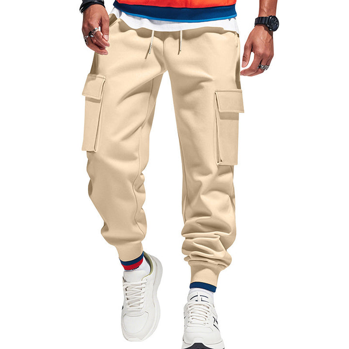 Men's cargo jogger pants with elastic waistband and practical side pockets Lune London 1760051045