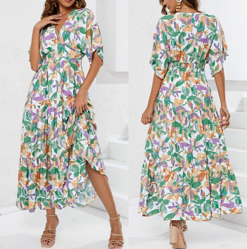 Lune London Floating Sleeve Maxi Boho Dress for Women