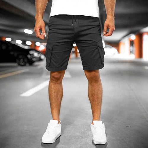 Multifunctional cargo shorts for men with practical side pockets Lune London