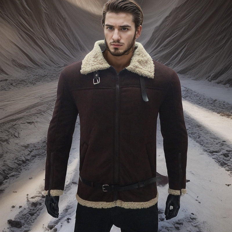 Luxurious sheepskin jacket for men Lune London