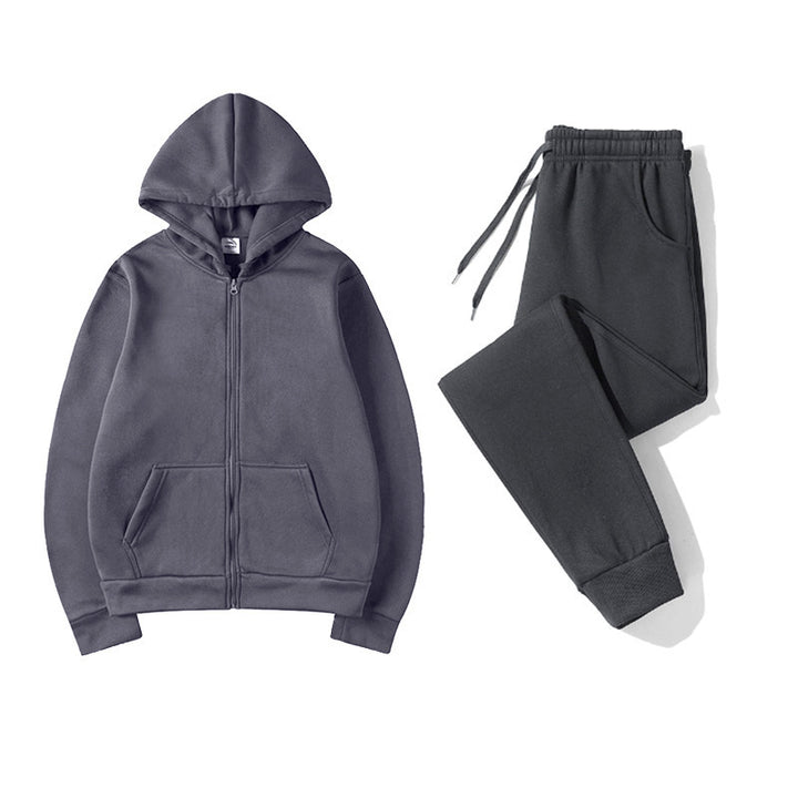 Women's sporty hoodie set with practical zipper and elastic waistband Lune London