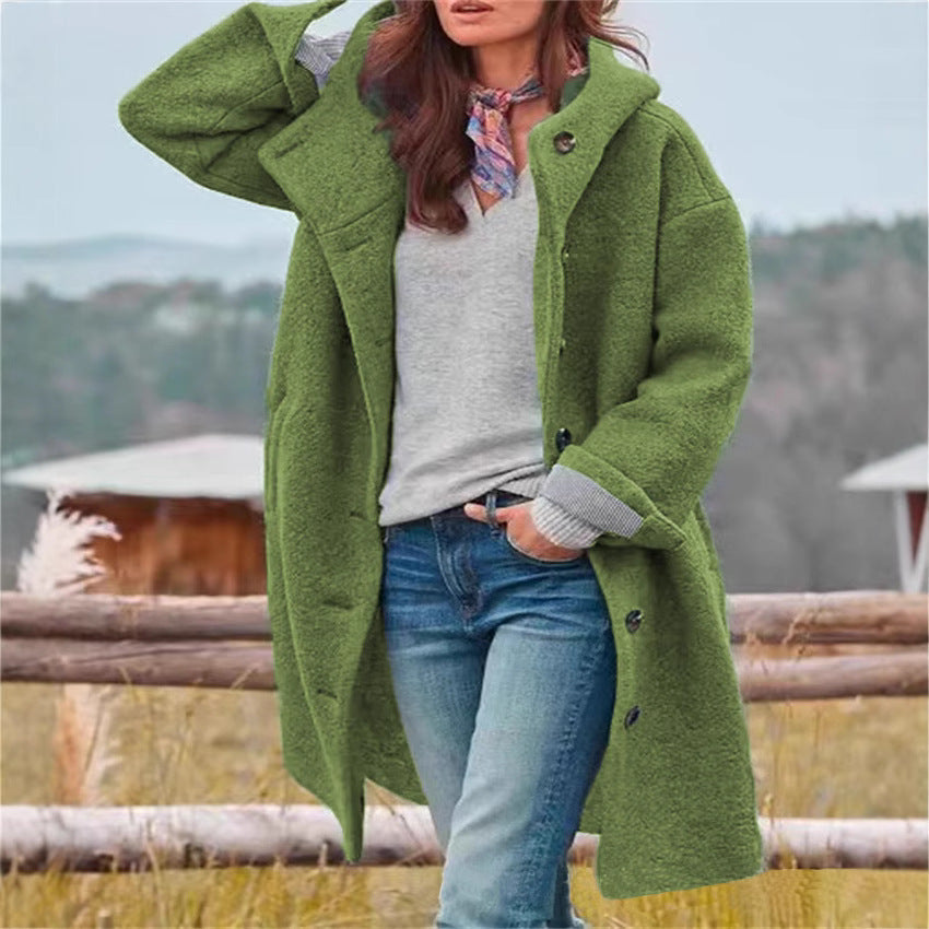 Oversized leisure coat for women with trendy cut Lune London