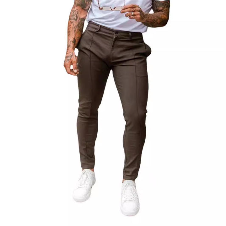 Slim-fit jogger pants for men, fashionable with an elastic waistband and side pockets Lune London
