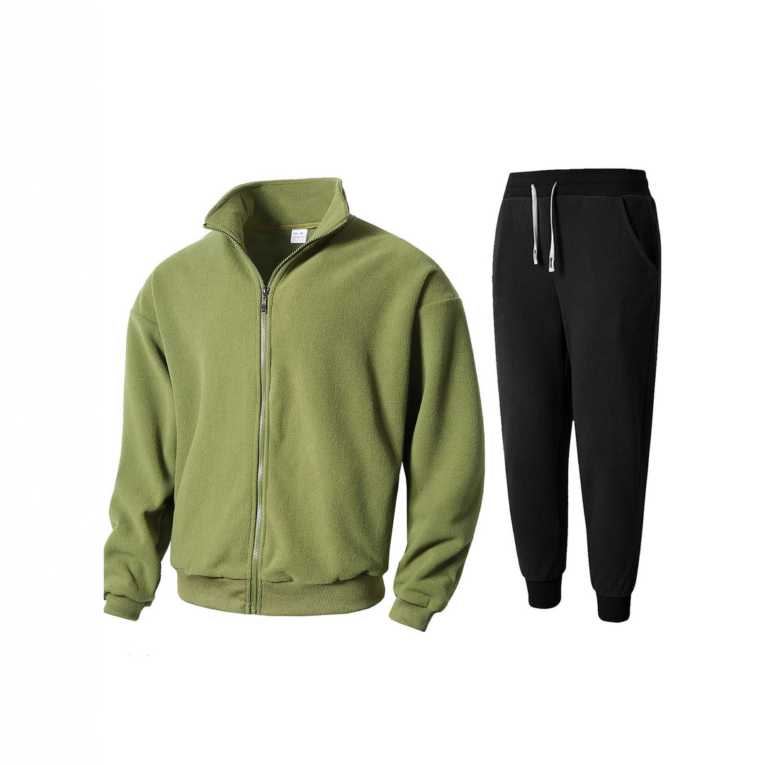 Men's fleece jacket and jogging set
