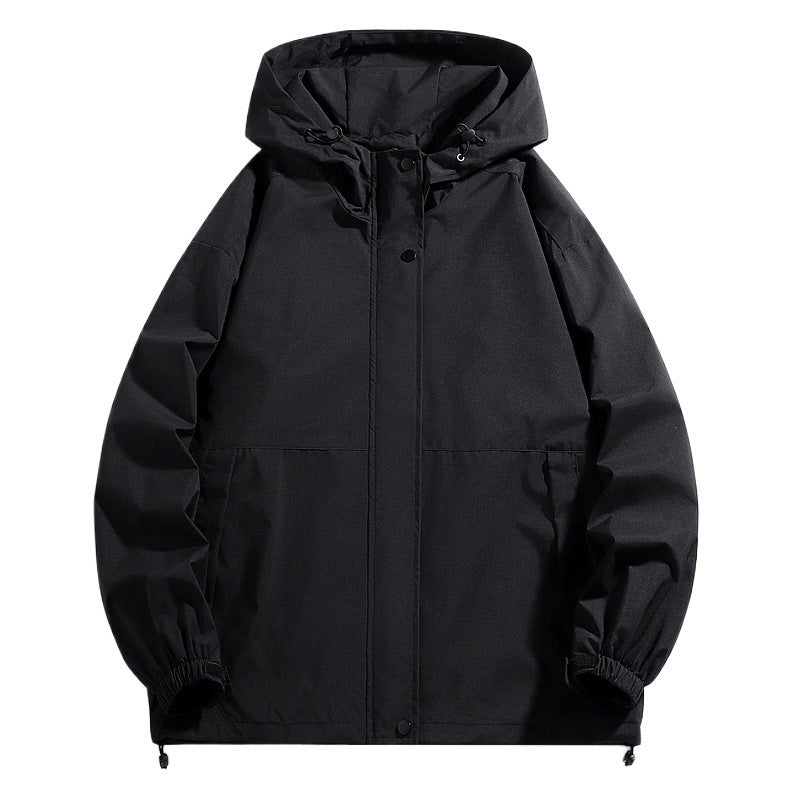 Men's waterproof transition jacket with adjustable hood and practical pockets Lune London