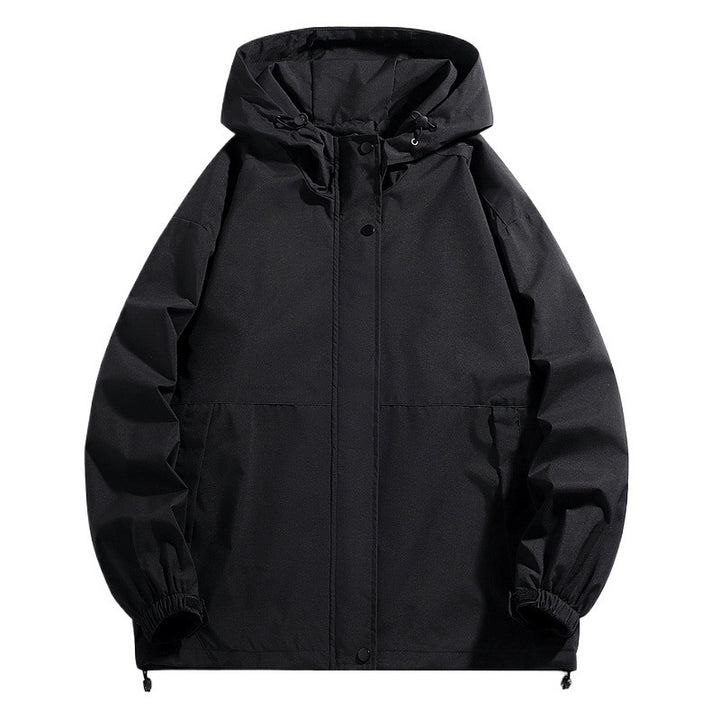 Men's waterproof transition jacket with adjustable hood and practical pockets Lune London