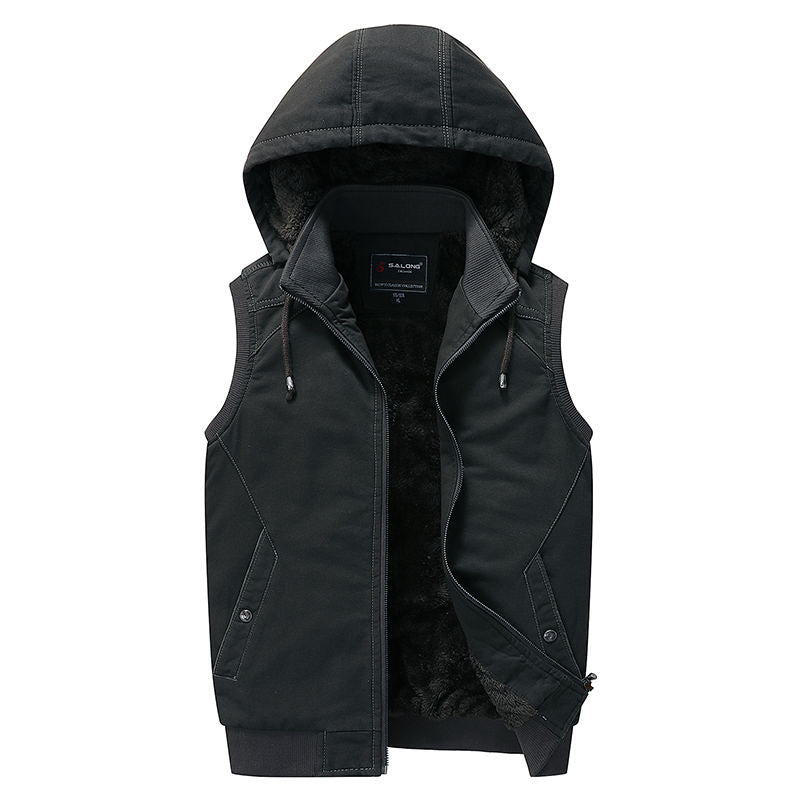 Men's down jacket with hood and soft lining Lune London