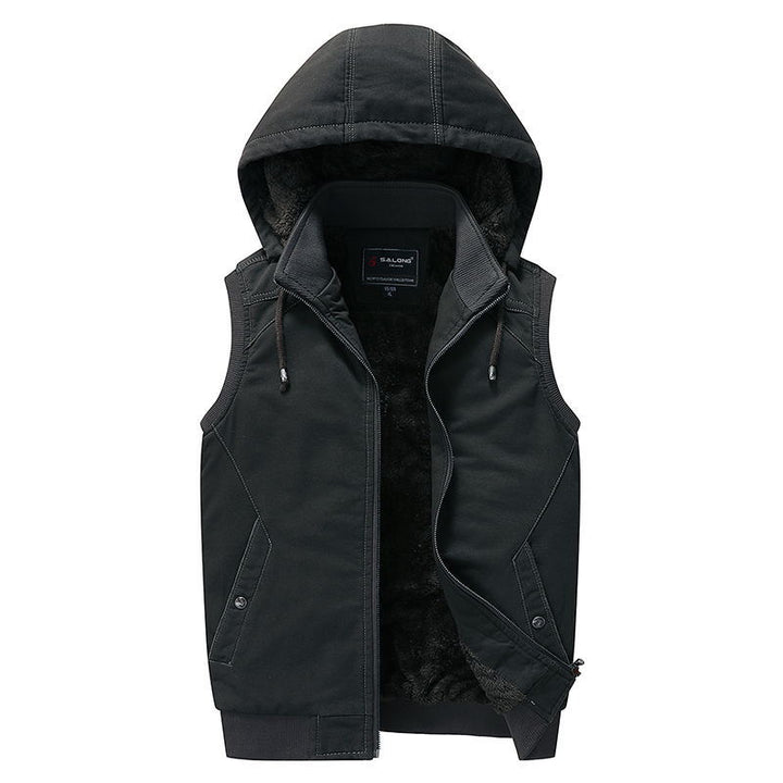 Men's down jacket with hood and soft lining Lune London