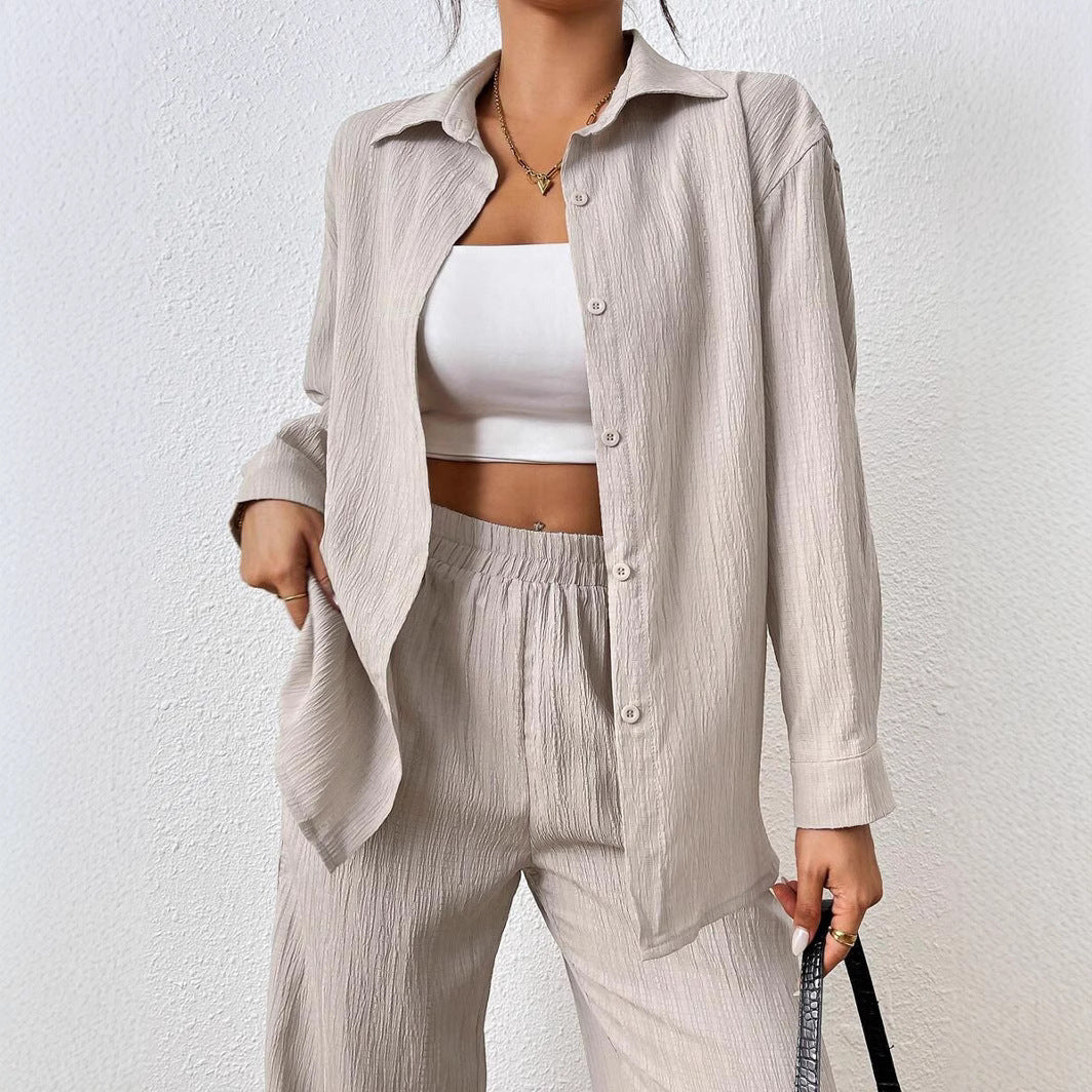 Ladies casual set in breathable fabric Lune London