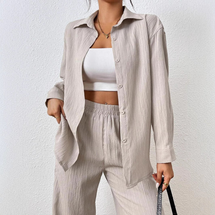 Ladies casual set in breathable fabric Lune London