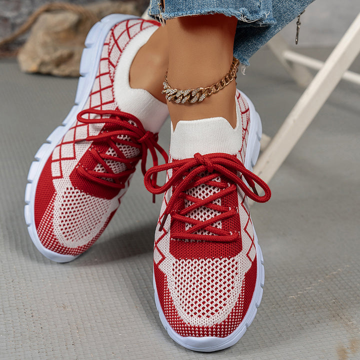 Lightweight knitted fitness sneakers for women Lune London