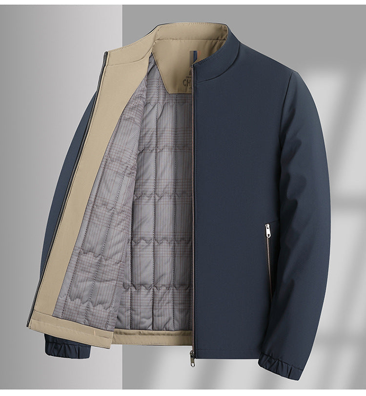 Modular transition jacket for men with insulated inner lining Lune London