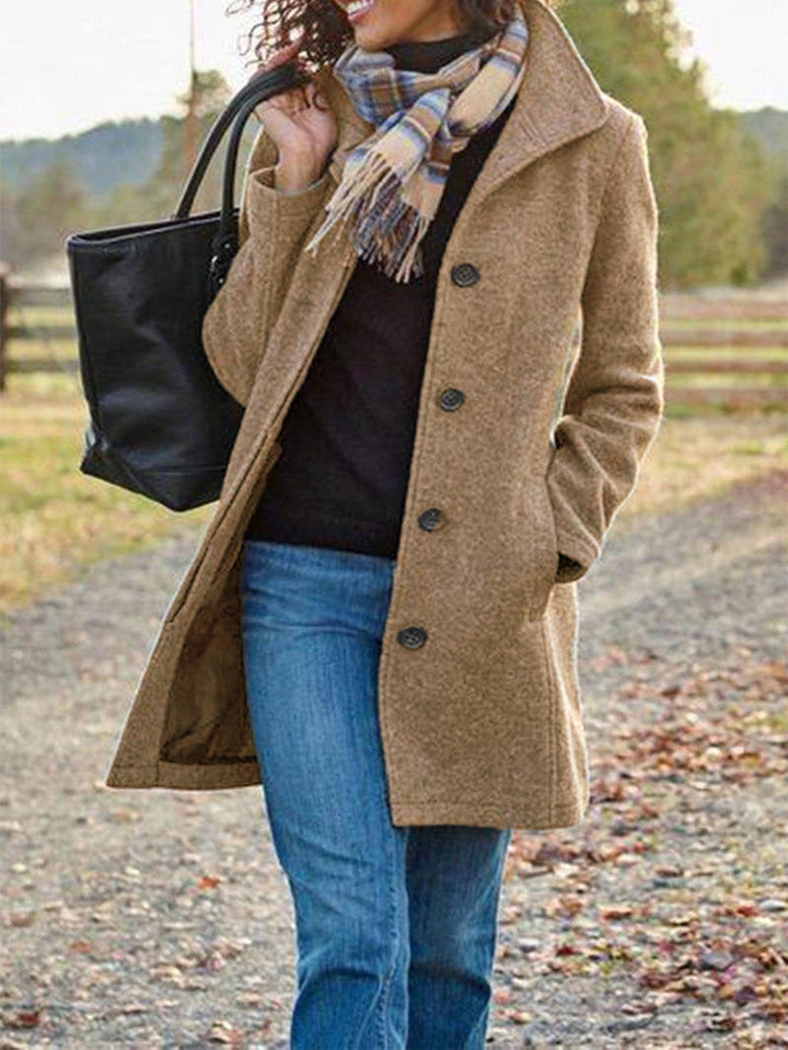 Women's Fashionable Wool Coat Lune London