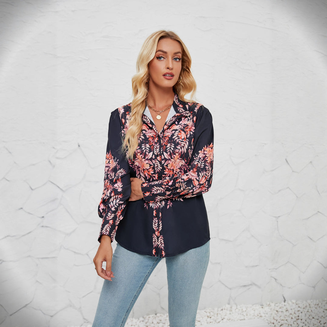 Blouses for women with floral patterns and elegant puff sleeves Chic & Stil