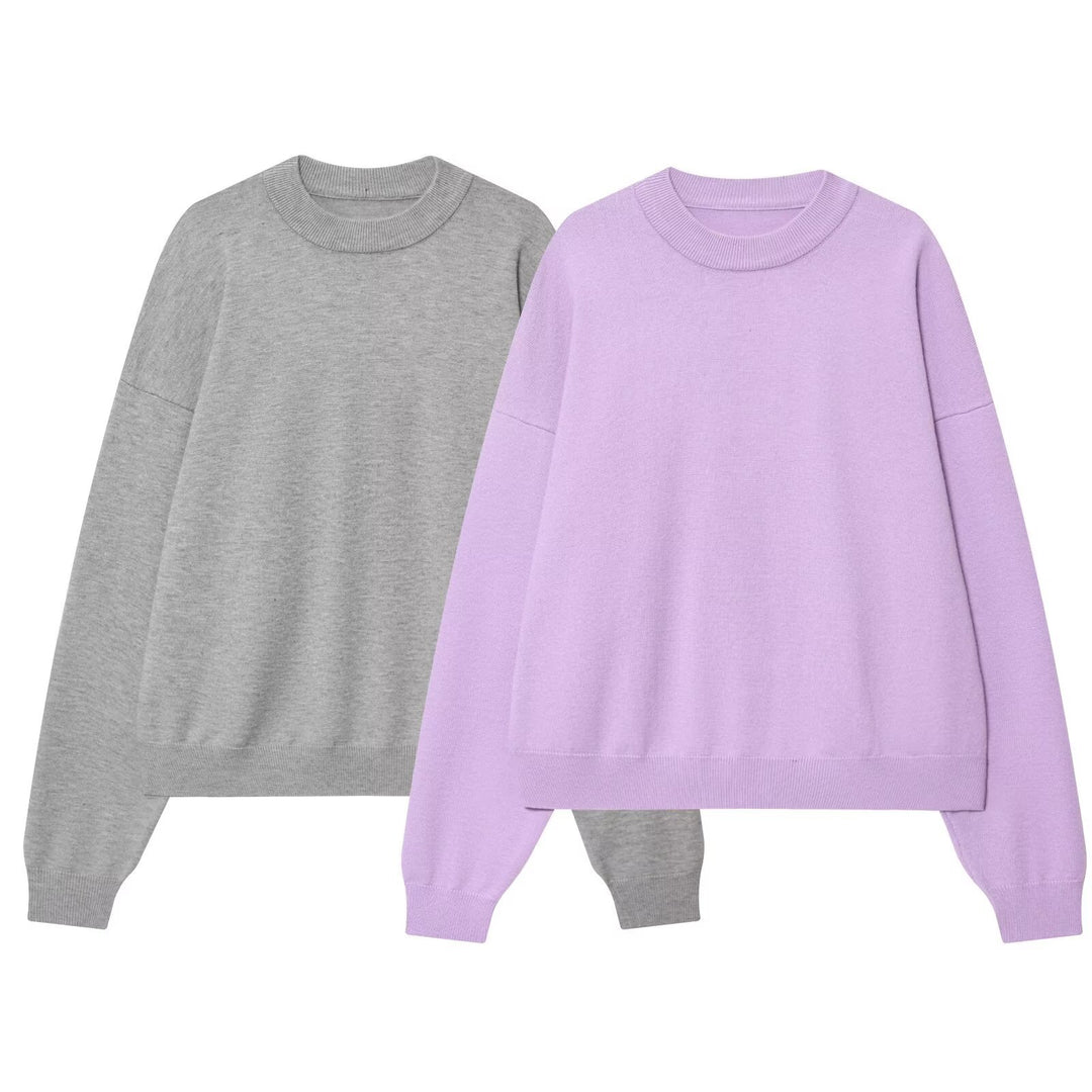 Women's casual sweatshirt with high collar Lune London