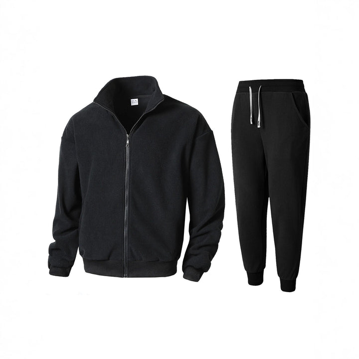 Men's fleece jacket and jogging set