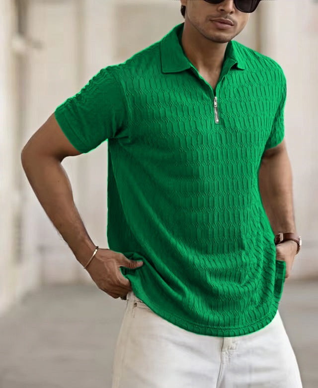 Men's Chic Structured Polo and Style