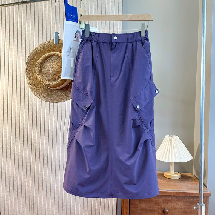 Jupe cargo pour femmes avec poches pratiques Chic & Stil