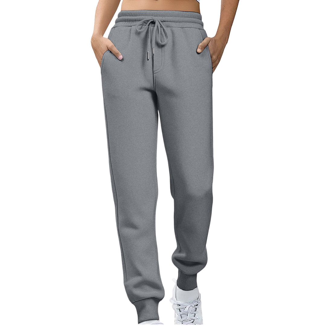 Women Relaxed Fit Sweatpants with Elastic Waistband and Side Pockets Chic & Stil
