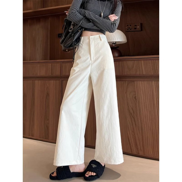 Femme Pantalons Taille Haute Large-Cut Chic & Stil